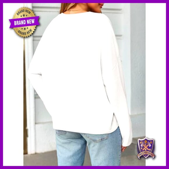 Oversized V-Neck Cardigan Button Down Knit Sweater Winter Chic Layering - Picture 5 of 6